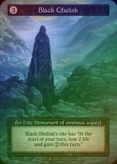 【FOIL】[Artifact] Black Obelisk [beta-Elite]